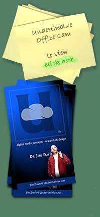post-its and business card